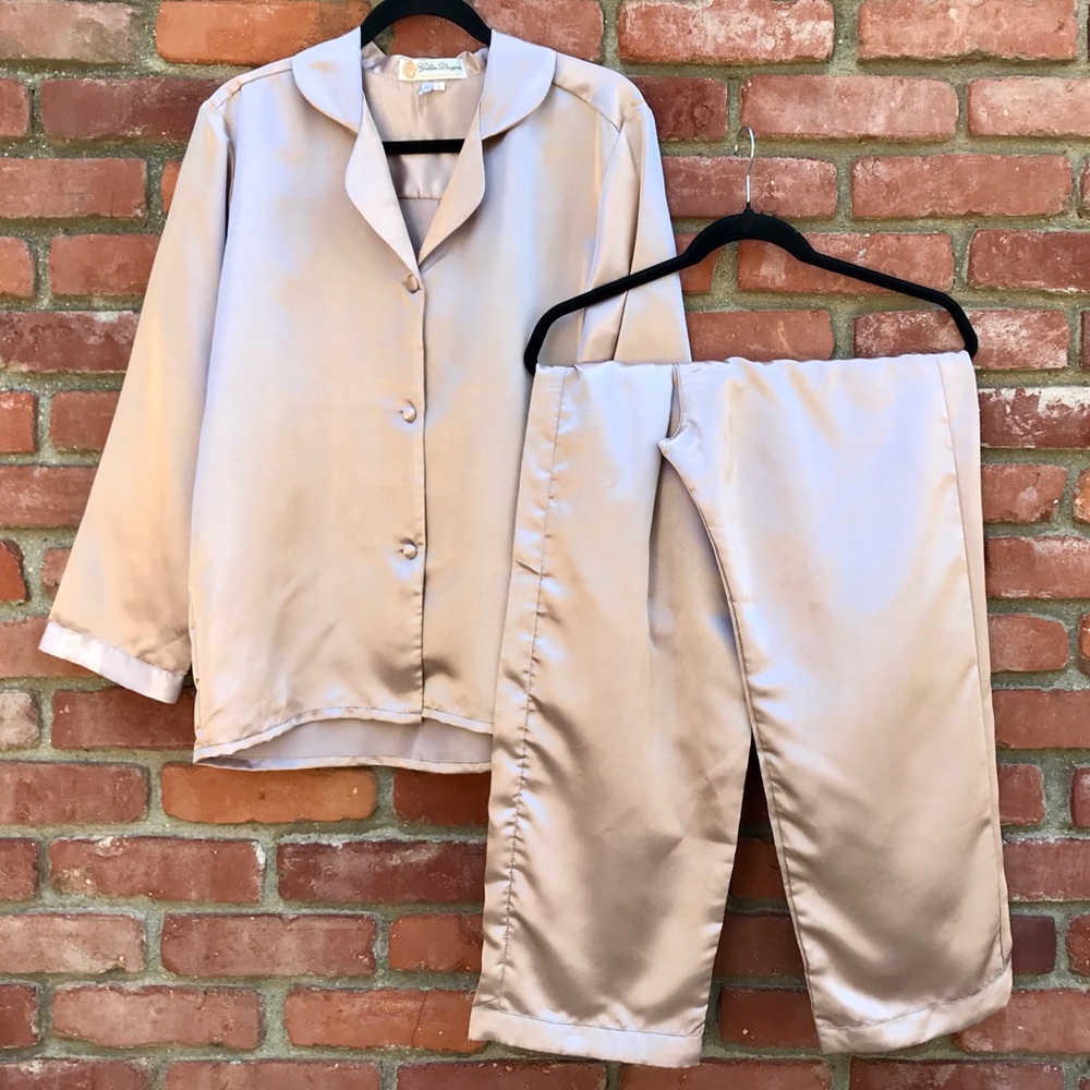 SILK Two Piece Pajama Lounge Set